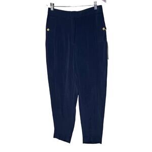 Thom Browne Norfolk High Waist Trouser Navy Blue Womens 2